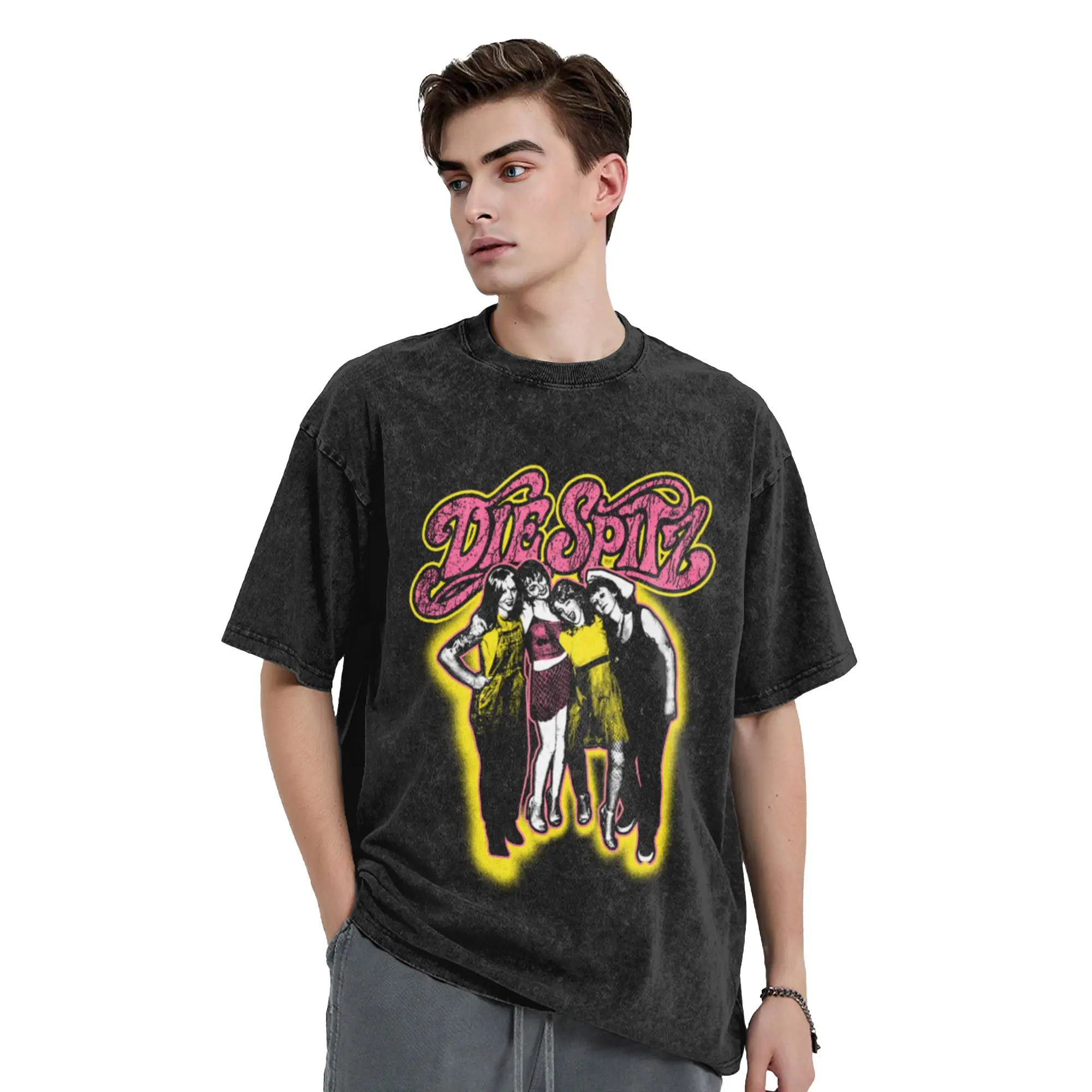 Crack Style Member Metal Music Classic Cool A Vintage Oversized Cotton Unisex T-Shirts
