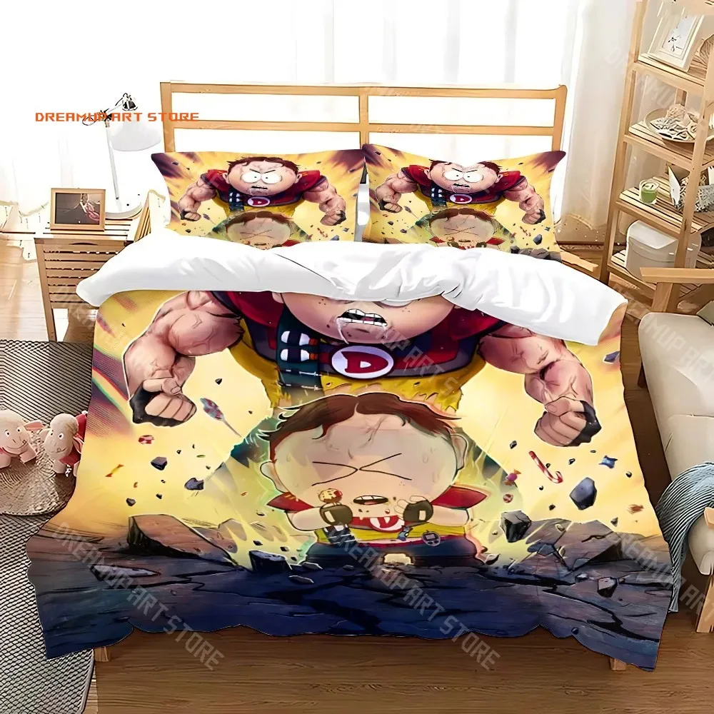 2026 Duvet Cover South Cartoon Park Pillowcase Bedding Set Adult Boy Girl Bedroom Decoration Children Gift Single Double Large S
