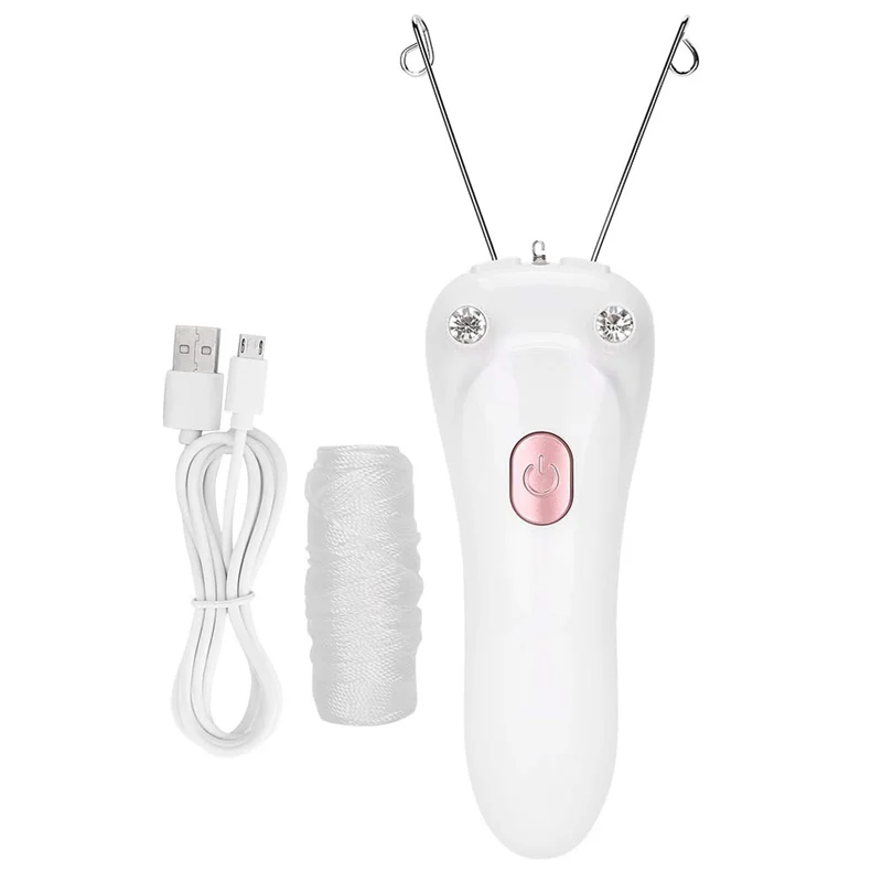 

CKFAM-For Women Girls Hair Removal Device Facial Hair Remover Eyebrow Threading Epilator Cotton Thread Depilation Machine