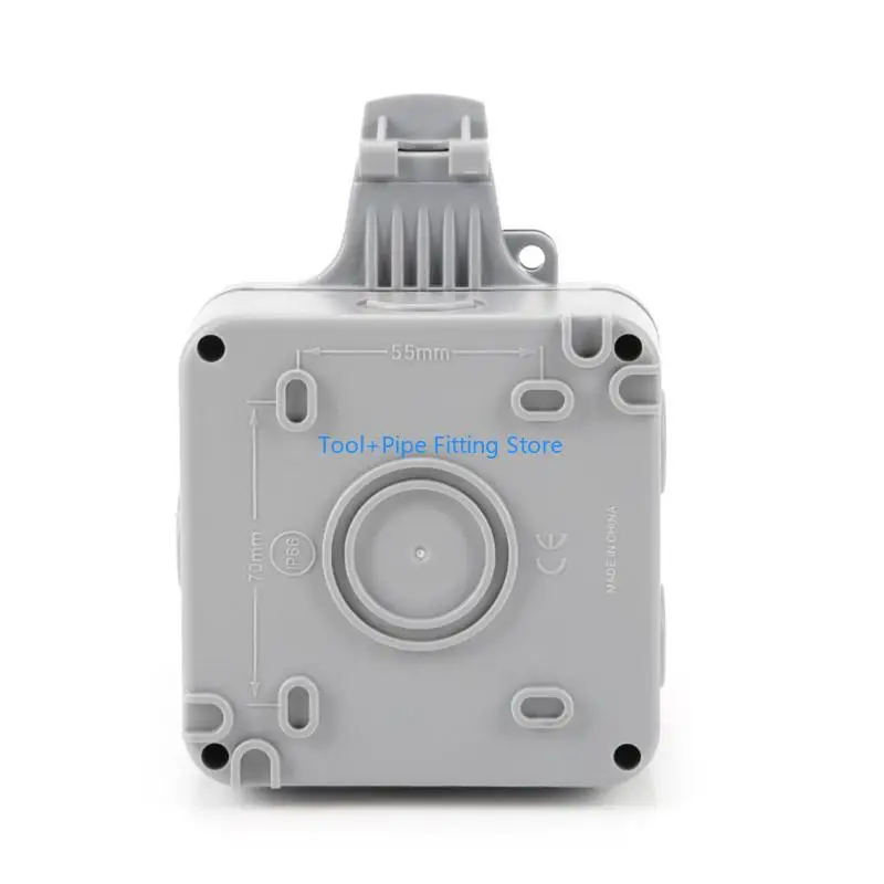 F92B Outdoor Switches Socket Box Case Weatherproof in Use Outlet Cover Easy Use