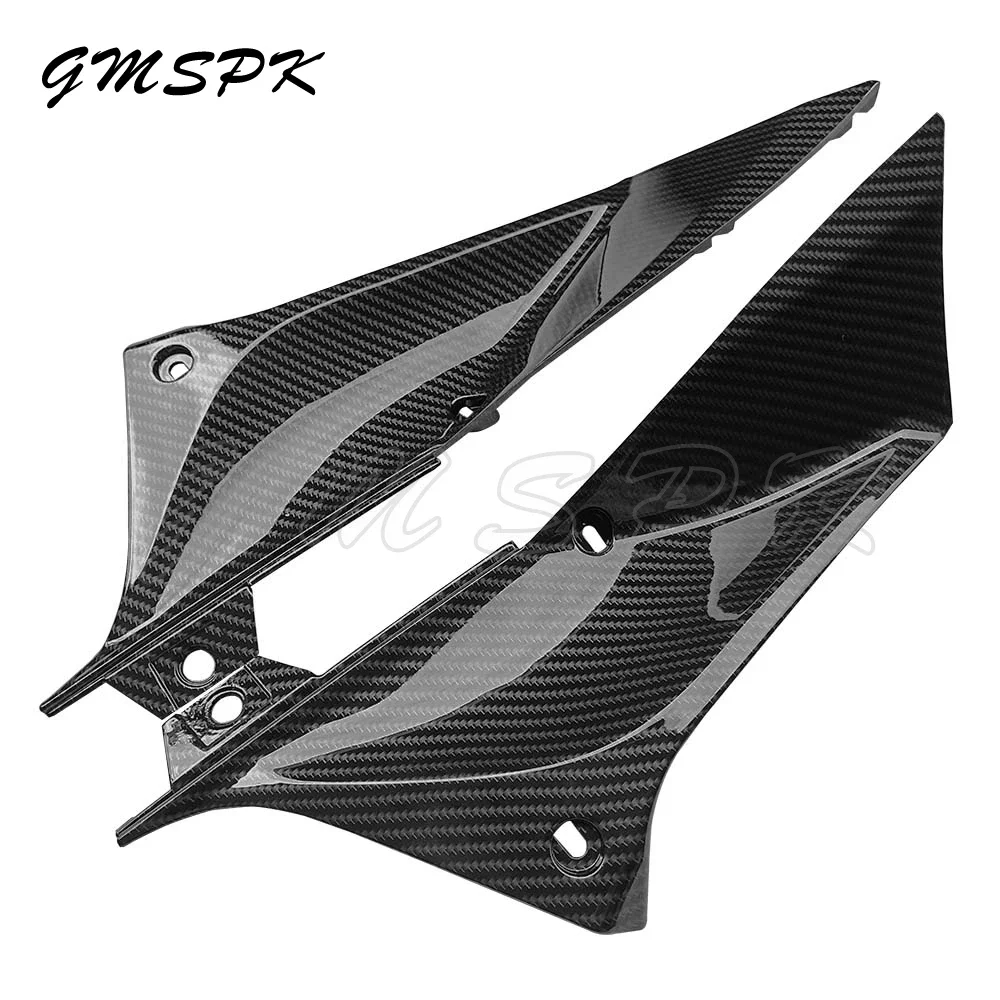 Motorcycle Carbon Fiber Pattern Fuel Tank Side Cover Panel Fairing Cowling Fit for YAMAHA YZF R1 YZFR1 YZF-R1 2002 2003