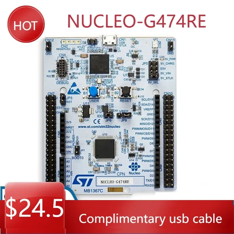 

New Original NUCLEO-G474RE ARM Development Board STM32G474RE MCU NUCLEO G474RE