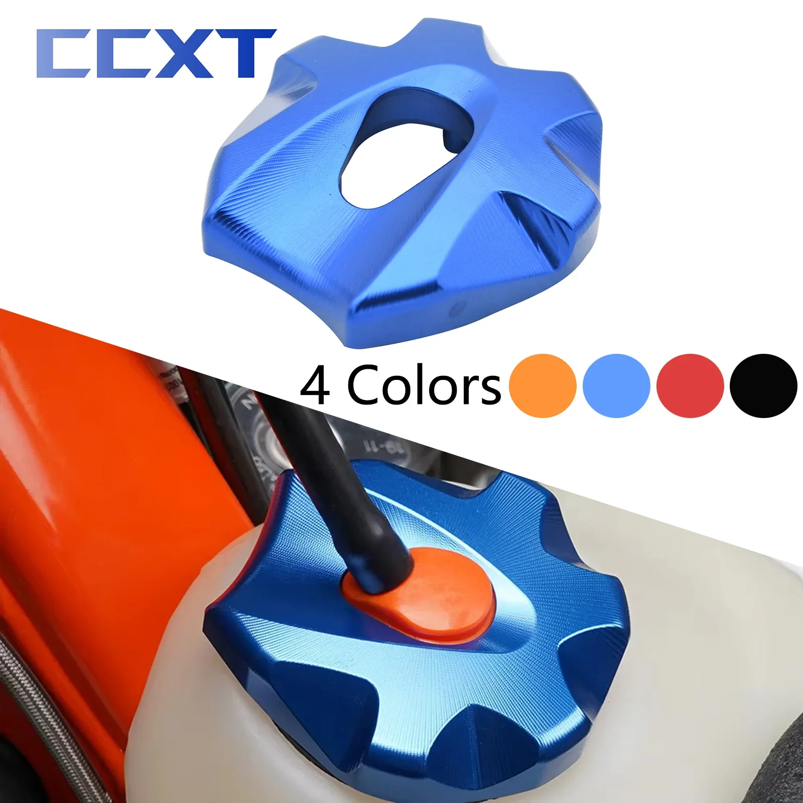 CNC Fuel Tank Cap Case Guard Protector For GasGas MC MCF EC ECF 250 300 350 450 2021-2023 For KTM EXC EXCF XC XCF XCW 2014-2023