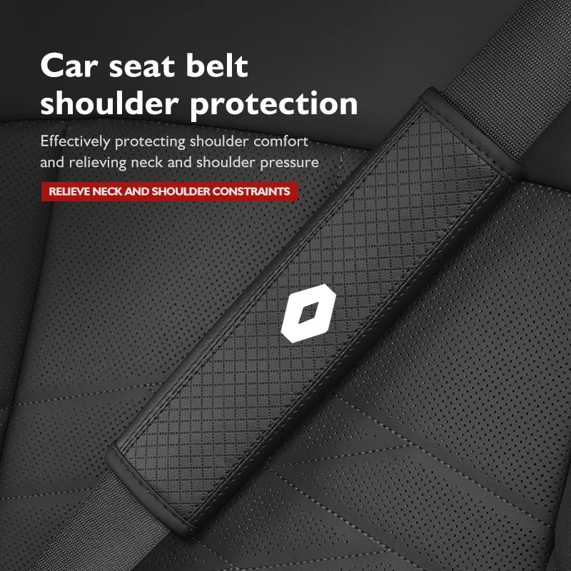 Universal Car Safety Belt Shoulder Adjustable Protect Pad For Renaul Clio Captur Sparco Megane Sandero Grand Sill Guard