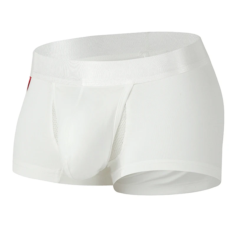 Vorne offen Unterwäsche Männer Baumwolle Sexy Herren Boxershorts Höschen Atmungsaktive Beutel Ausbuchtung Unterhose Männlich