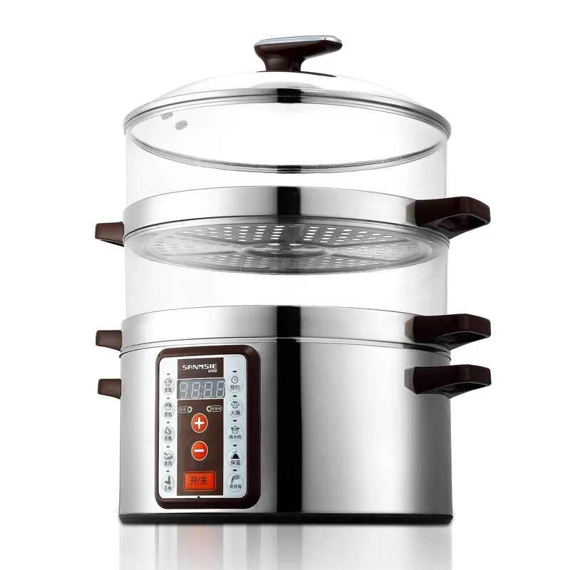 

32Cm transparent electric steamer, multi-function