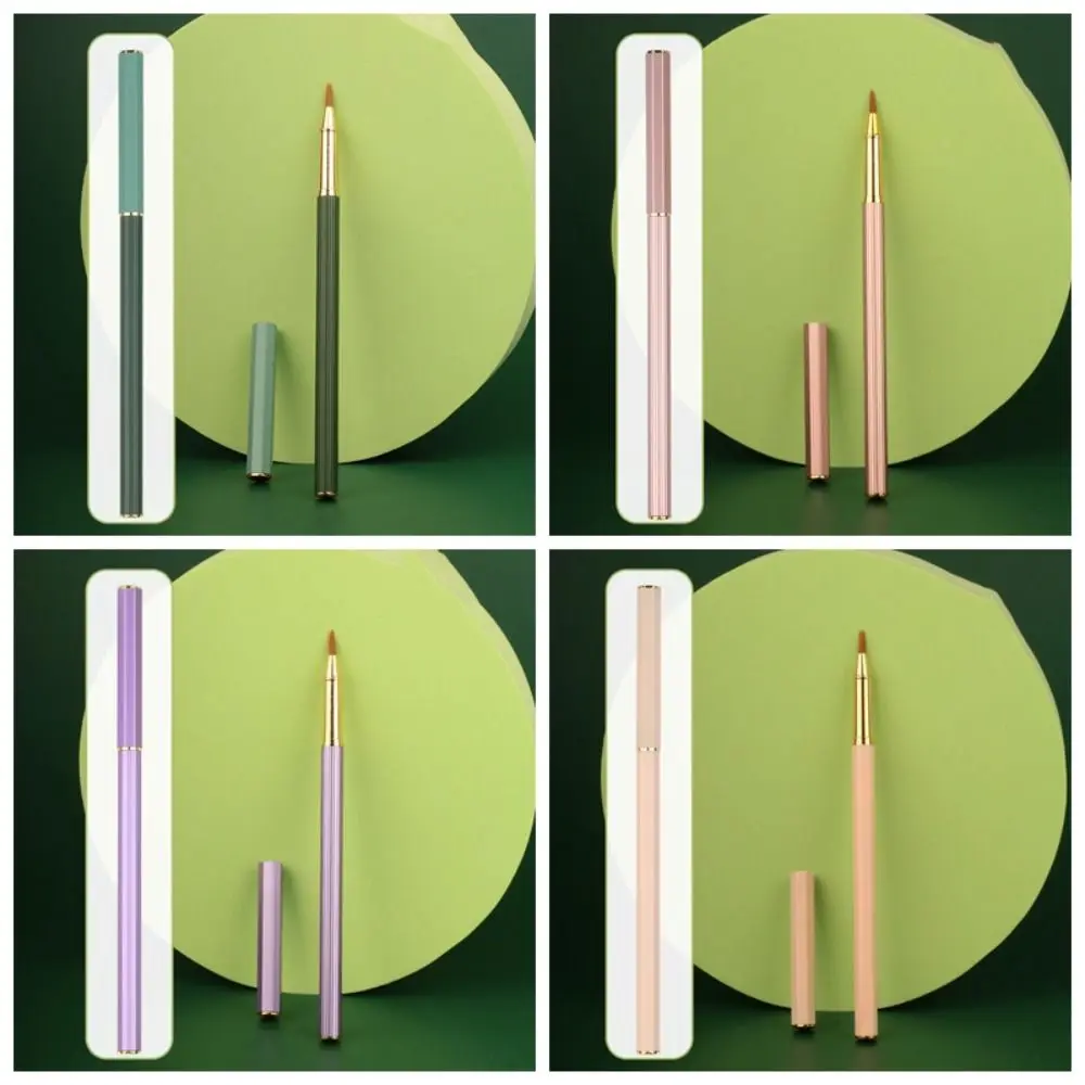 Portable Fountain Pen Type Small Script Metal Rod Soft Hair Calligraphy Brushes 2.6 Ink Sac Small Block Calligraphy Pen Student