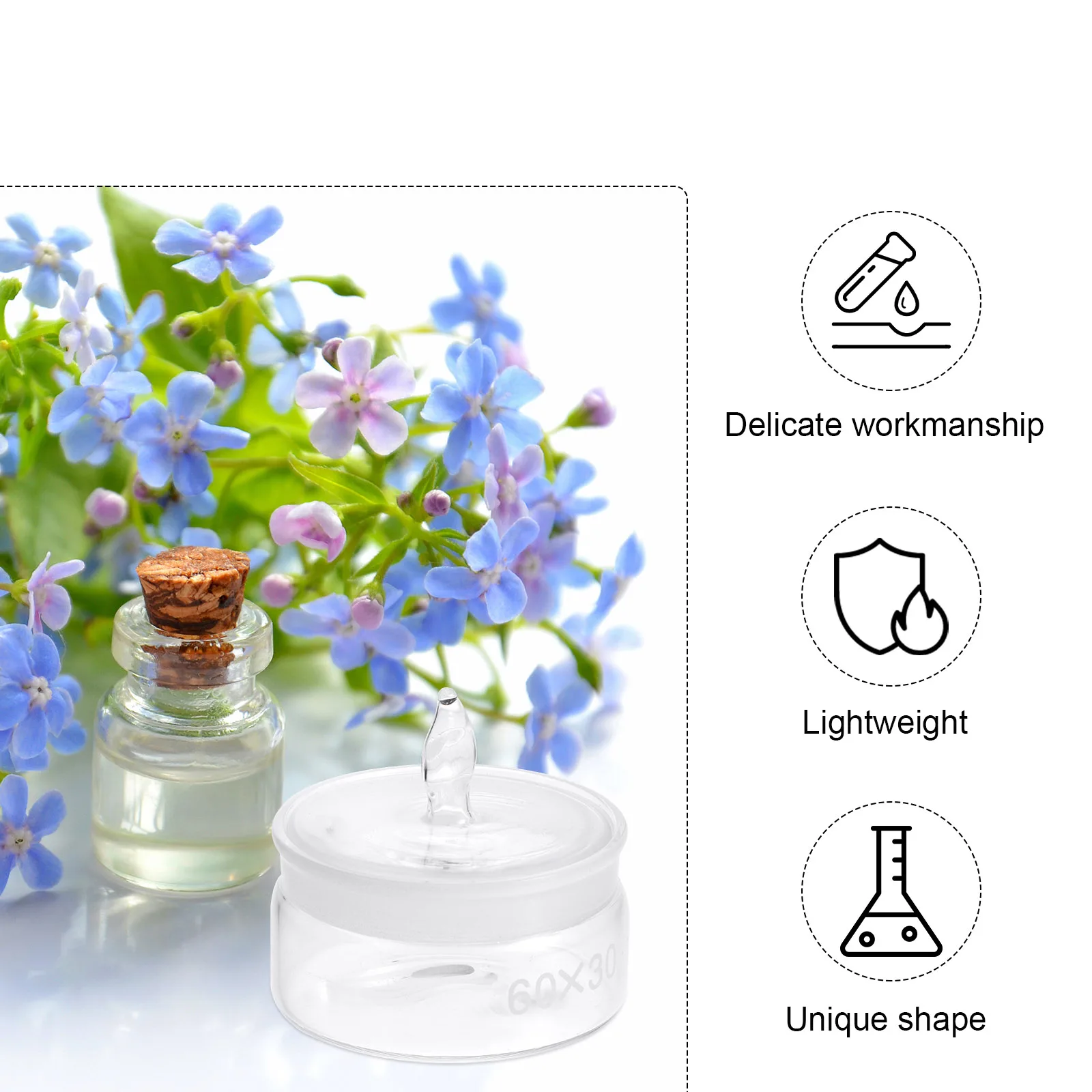 

Weighing Bottle Chemical Bottles Equipment Liquid Storage Containers Sample Seal Glass Medicine Travel