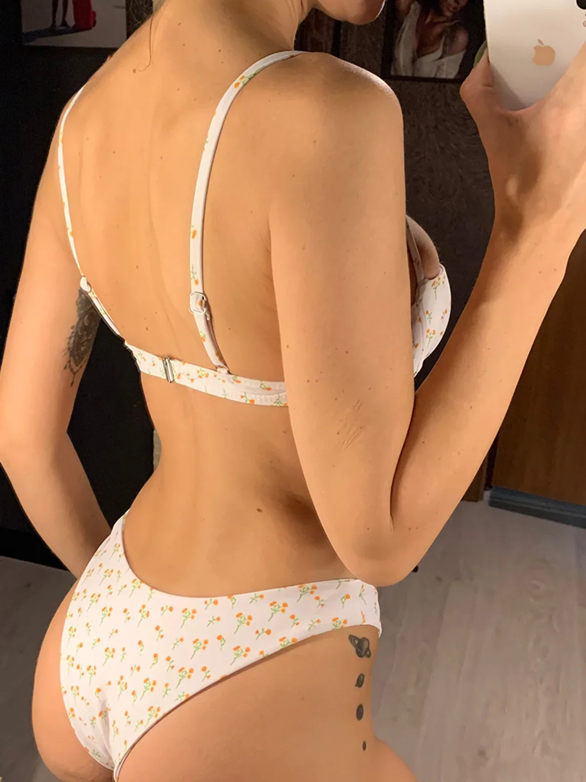 Сексуальное бикини на косточках 2024, женские купальники, женский купальник, комплект бикини из двух частей, купальный костюм в горошек, купальный костюм V1652