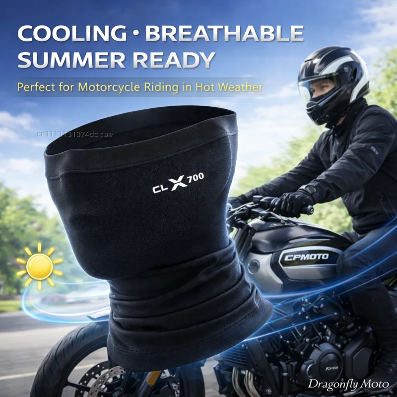 

For CFMOTO CLX700 700CLX 700 CLX Sport Heritage 2021-2026 Motorcycle Face Mask Summer Cooling Road Bicycle Balaclava Custom Logo