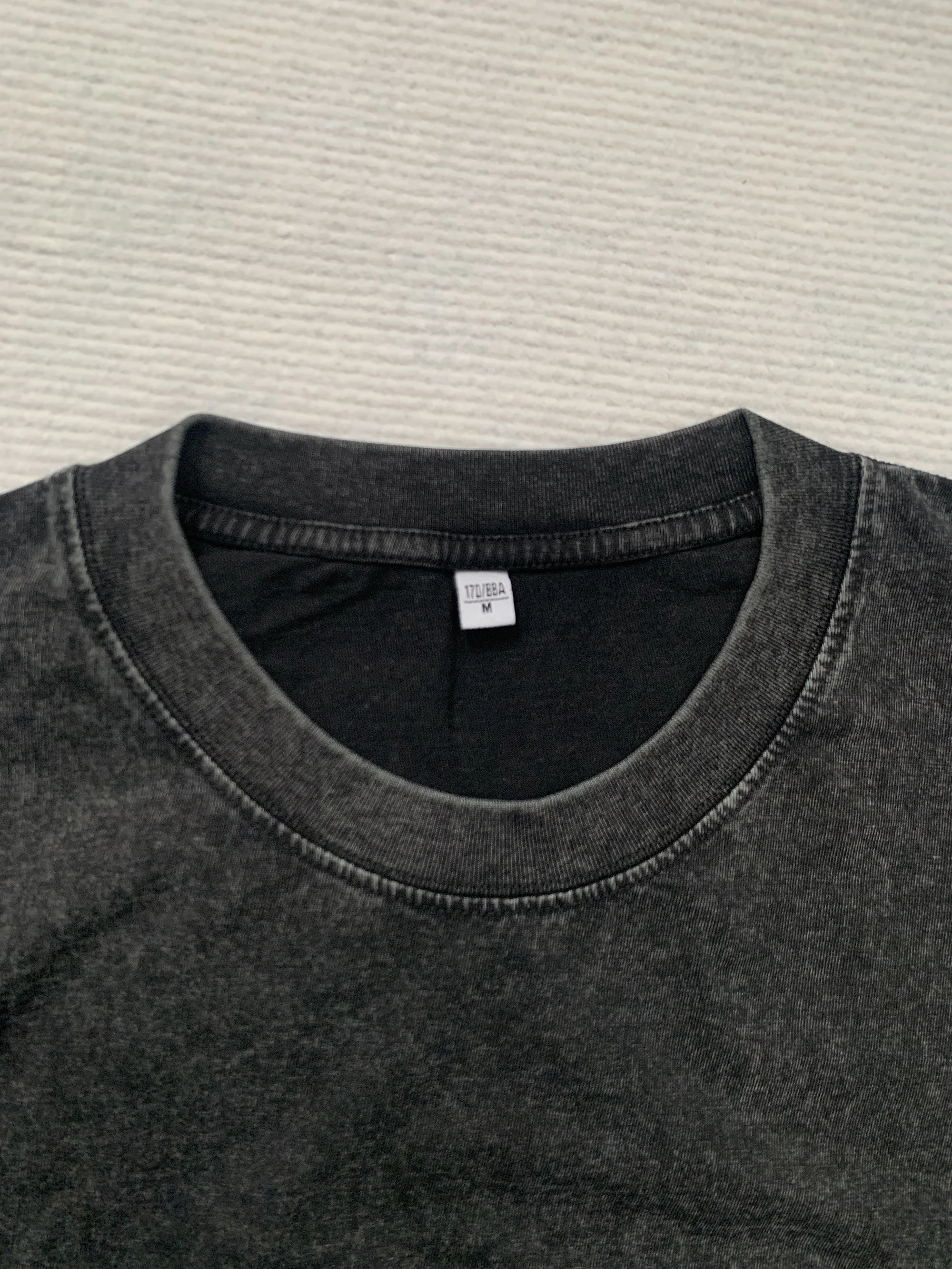 Benutzerdefiniertes LOGO Herren Baumwoll-Sprühfärbung Waschbare Leichte Gebürstete Kurzarm-Shorts Paar-Set – Detail 12