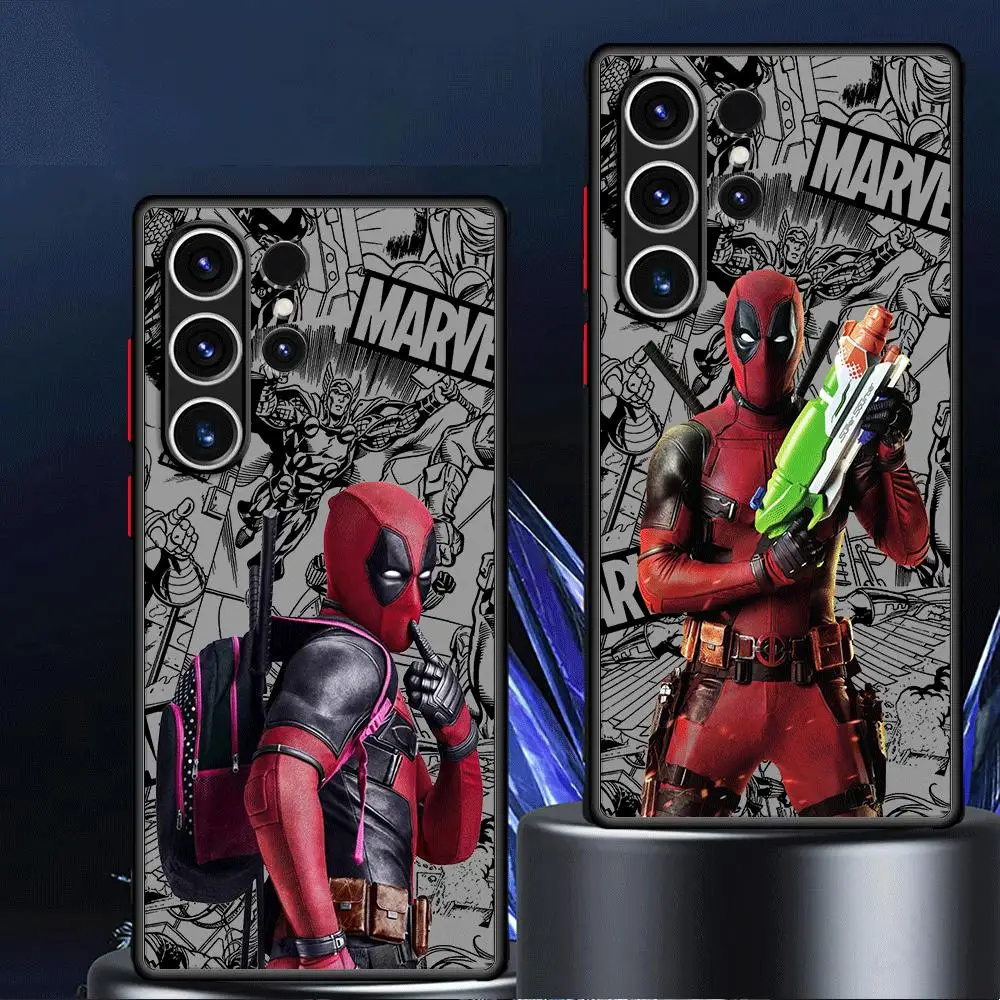 Marvel Deadpool Case for Samsung Galaxy S24 S22 Ultra Note 20Ultra S23 S20 FE S21 Note 20 10 Plus S9 S10Plus Soft Cover image 3