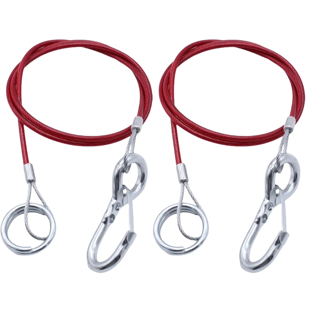 

For Caravans For Trailers Breakaway Ropes Trailer Securing 4 Mm Diameter Sturdy Metal Hook Versatile Applications