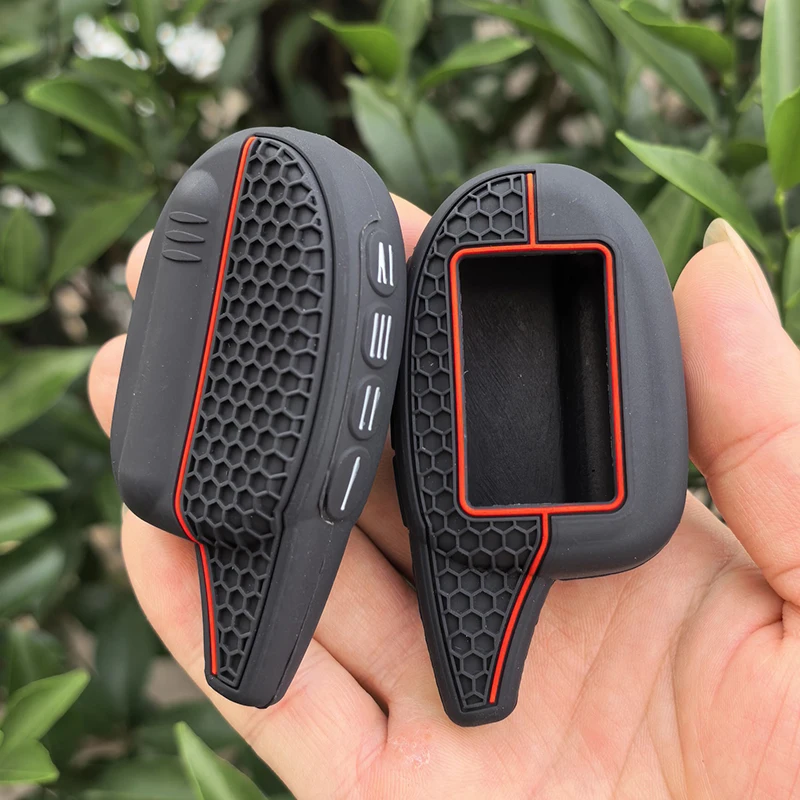 New Silicone Key Case Fashion M7/M8/M9 for Scher-khan Magicar 7/8/9/10/11/12 101 LCD Two Way Car Alarm System LCD Key Cover