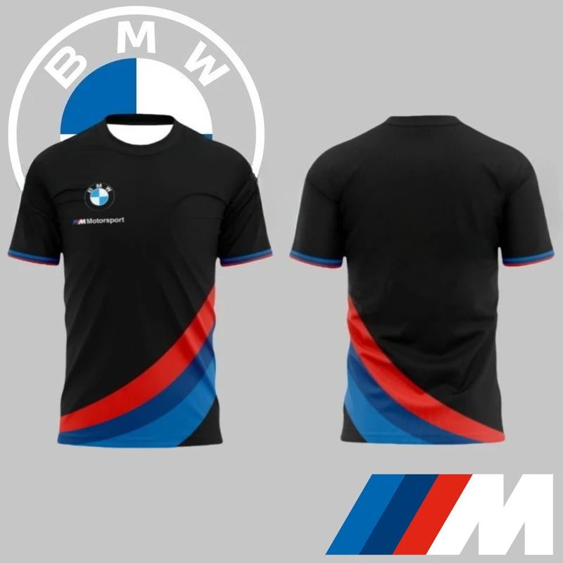 

Быстросохнущая футболка премиум-класса в полоску BMW 2025 года. Мужская и женская мягкая эластичная футболка с круглым вырезом с 3D принтом.
