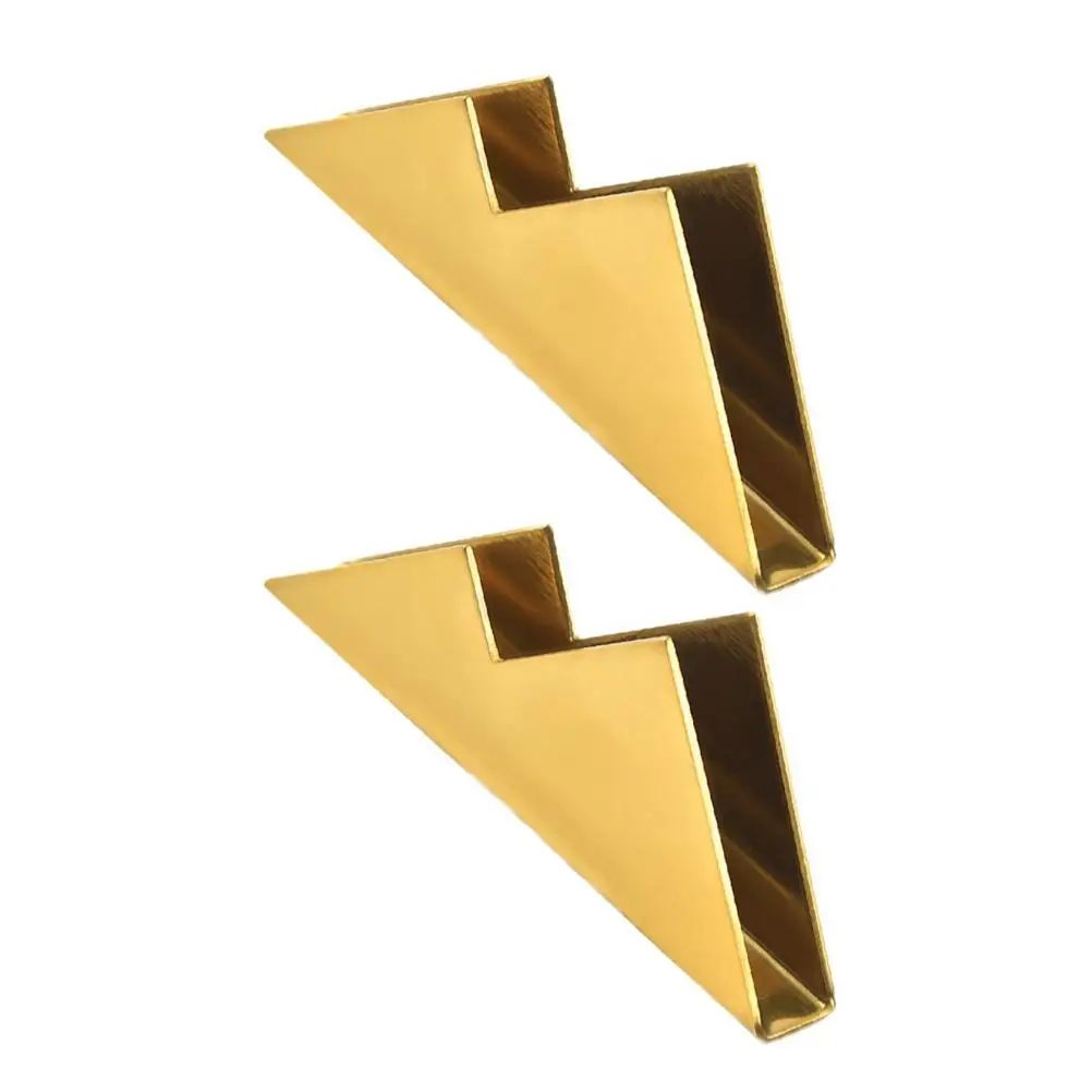 

Stainless Steel Business Card Holder Desk Ornaments Cards Organizer Golden Storage Large Capacity Office Decor