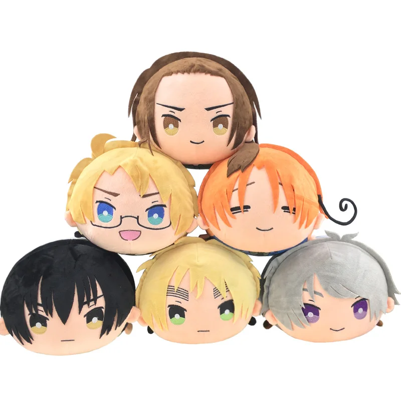 Anime Axis Powers Hetalia Cosplay Dolls APH Yao Wang Feliciano Ludwig Friedrich II Cute Plush Toy Cushion Pillow For Gift