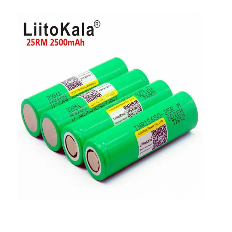 LiitoKala VTC5A 18650 2600mAh 3.7V 20A Discharge Power Charging Battery Replacement for Electric Vehicle Batteries, Toys, Lighti