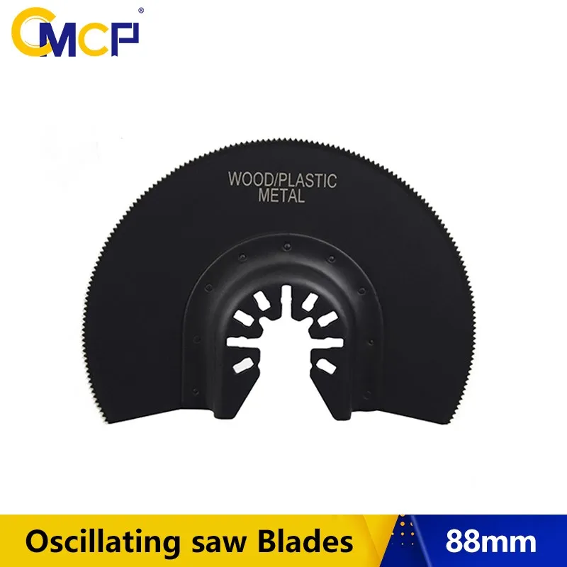 

CMCP 1pc 88mm Bimetal Multi tools Semi Circular Oscillating saw blades for Multimaster Tools home renovation DIY