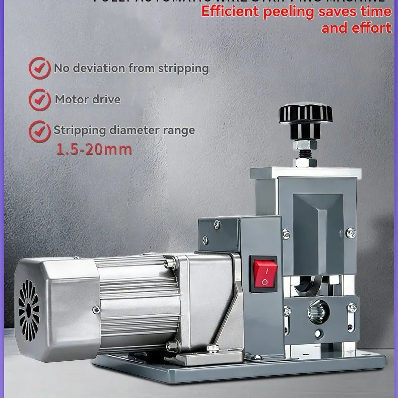 Small Automatic Electric Wire Stripper Household Professional Cable Peeler for Waste Copper Wire & Old Cable Insulation
