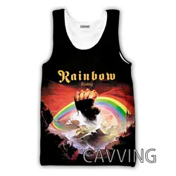 CAVVING 3D Printed  Rainbow Rock   Tank Tops Harajuku Vest Summer Undershirt Shirts Streetwear for Men/women