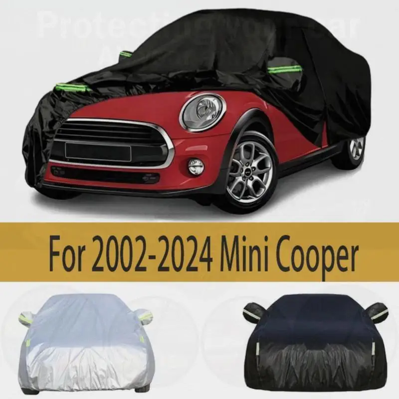 

Для ветрозащитных пылезащитных чехлов для 2 дверей Mini Cooper 2002 2024 гг. Водонепроницаемые всепогодные автомобильные чехлы