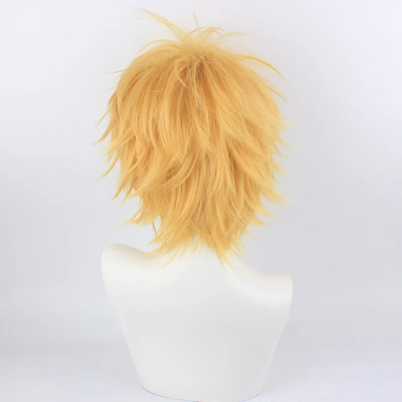 Peluca con puntas naranja de Uzumaki del anime: peluca completa para cosplay