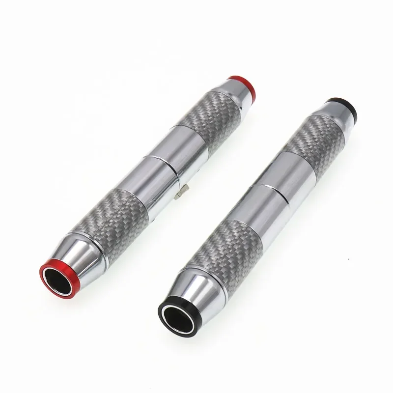 HiFi Carbon Fiber XLR Male Female Connector With Copper Plated Gold Canon  Audio Balance Plug