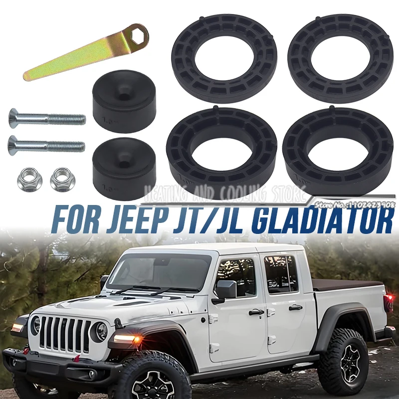 

Передняя 1,5-дюймовая прокладка, комплект выравнивания, аксессуары для выравнивания проставки 1155300, детали колес для Jeep Gladiator 2020 2021 2022