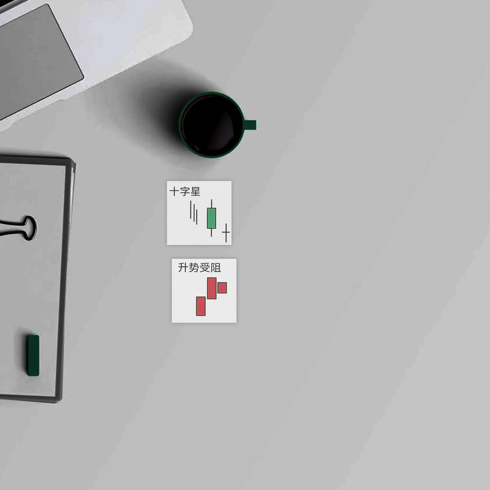 

62Pcs Aesthetic Candlestick Stickers Minimalist Design for Journals Notebooks Desktop Versatile Application