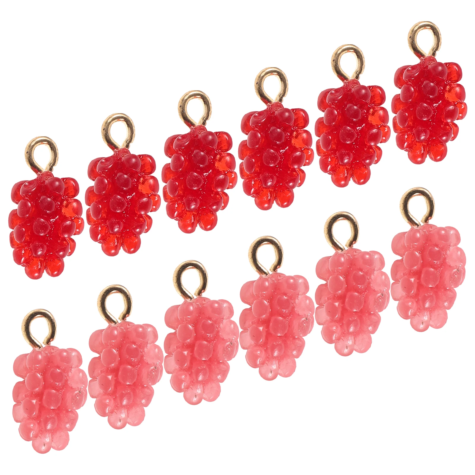 

12Pcs Resin Grape Jewelry Charms Handmade DIY Pendants Accessories for Bracelet Necklace Earring Craft Bracelet Charms