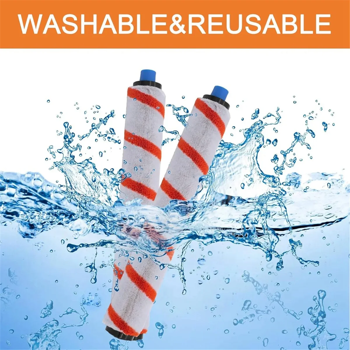 popular 4Pcs for ILIFE W400S/W450 Floor Mopping Robot Roller Brush PW-R020 Vacuum Cleaner Replacement Spare Parts Main Brush