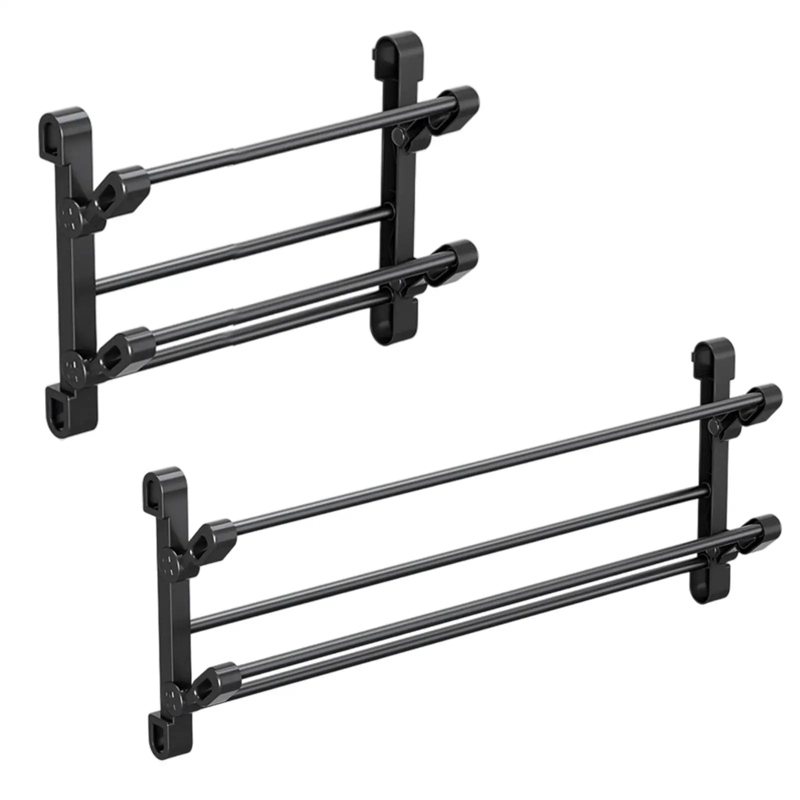 

Foldable Wall Mounted Shoe Rack Storage Rack 2 Tier Multipurpose Towel Holder Shoe Holder Shelf for Bedroom Kitchen Entryway