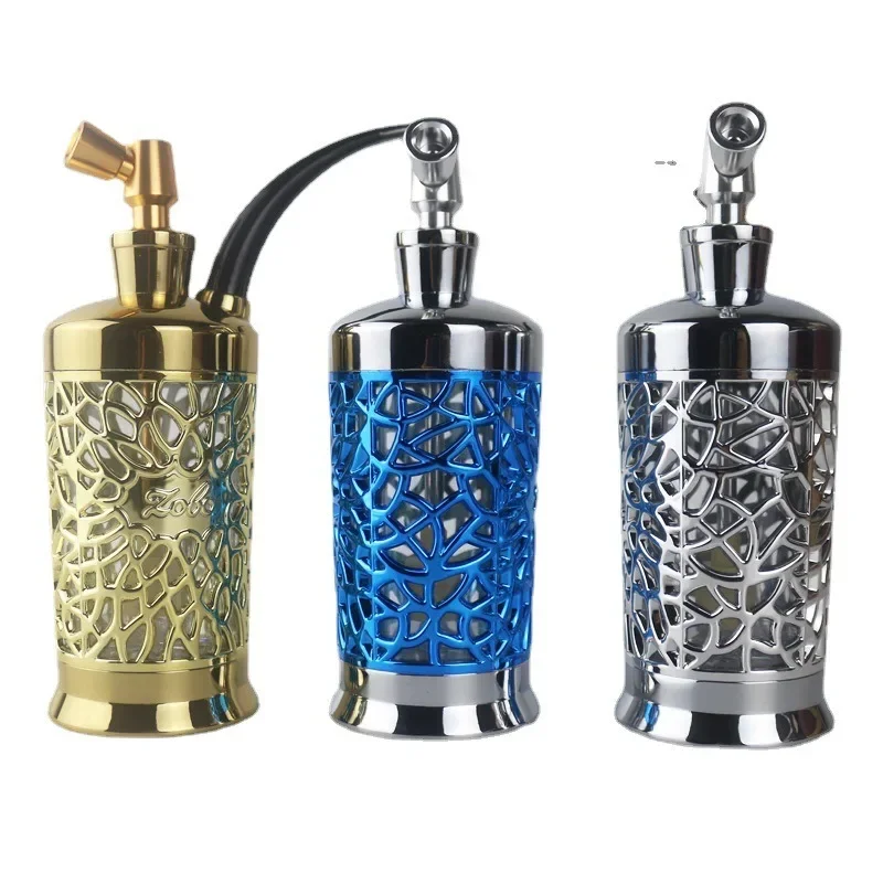 

High-grade Circulation Double Filtration Filter Cleanable Hookah Pipe Portable Carry Water Smoking Pipe Father Birtday Gift