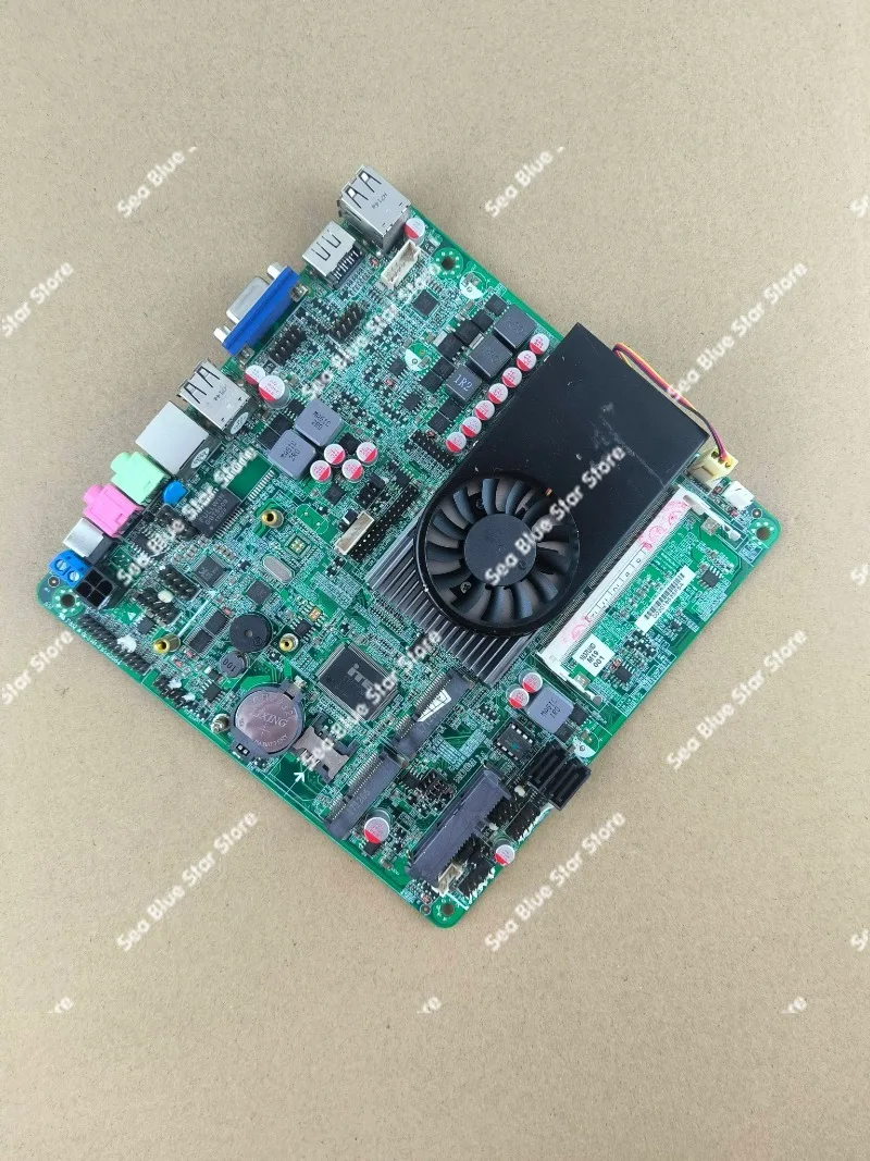 Industrial Control Main Board ITX-M19 VER Cash Register Integrated Machine 1037U 12V Second-hand Disassembly Main Board