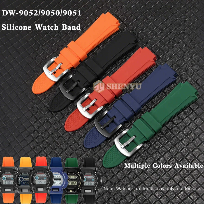 سوار ساعة من السيليكون لكاسيو من من من من أجل تعديل حزام رياضي مضاد للماء للرجال في الهواء الطلق