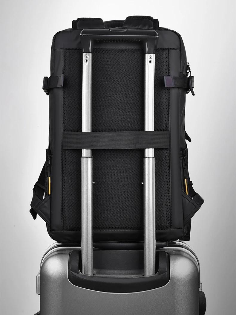 Large Capacity Oxford Expandable Business Laptop Backpack Waterproof Wear-resistant Leisure Travel Backpack Cycling Travel Bags