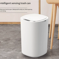 Household smart trash can intelligently sense open-cover toilet bathroom living room automatic odorproof and waterproof