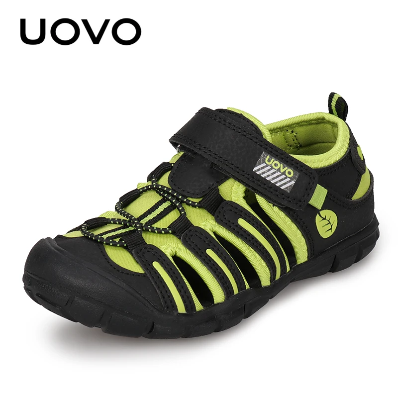 Uovo summer Boys Sandals Children Beach Sandals Soft Bottom Unisex Girls Non-slip  Shoes Kids Outdoor Anti-collision Shoes