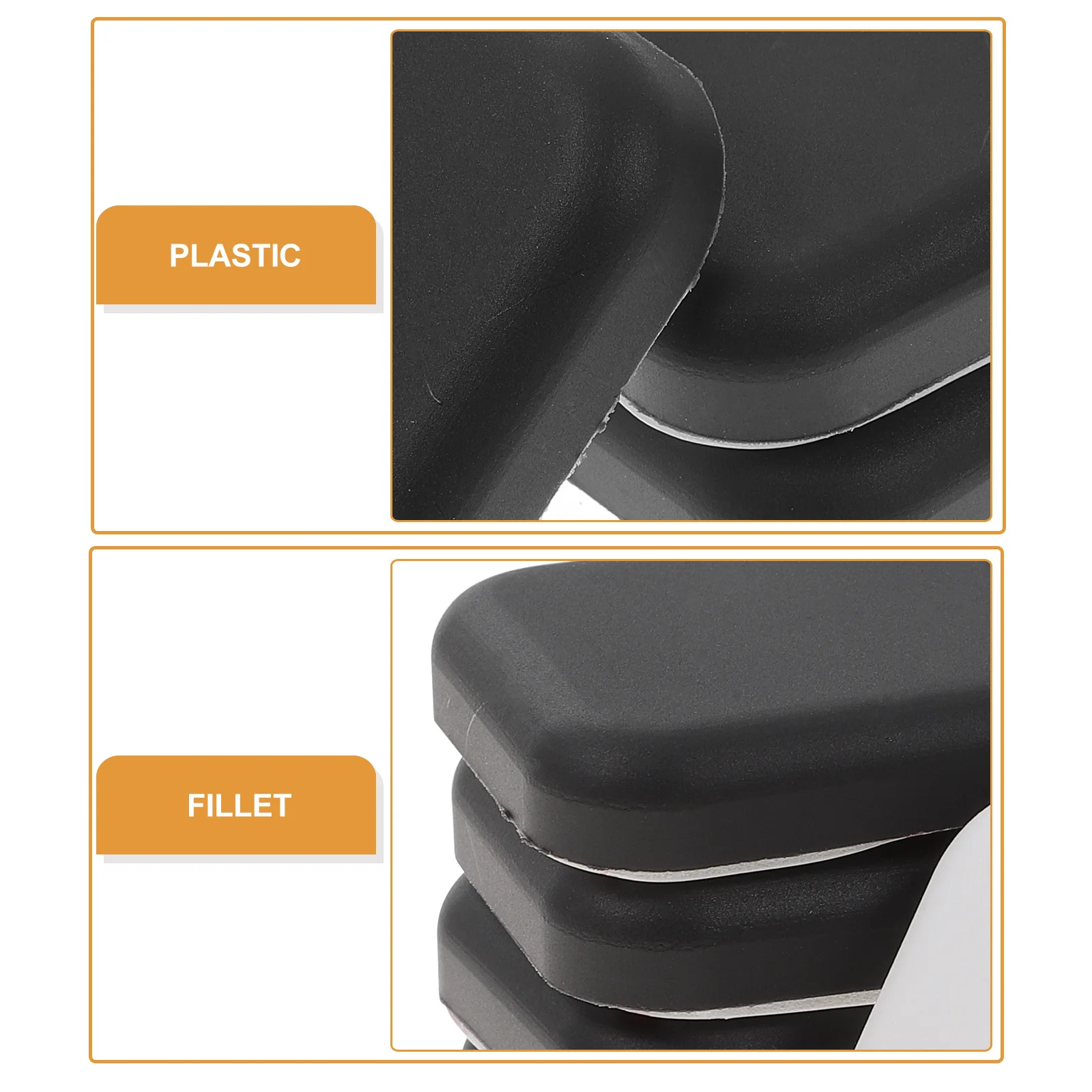 

8pcs Door Stoppers Wall Protector Self Adhesive Bumpers For Door Handle Protection Anti Slam Wall Bumper Guards Home Bathroom