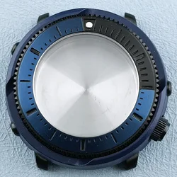 45mm Monster Watch Case for NH34 NH35 NH36 Movement Sapphire Glass Stainless Steel Waterproof Case Luminous Accessories