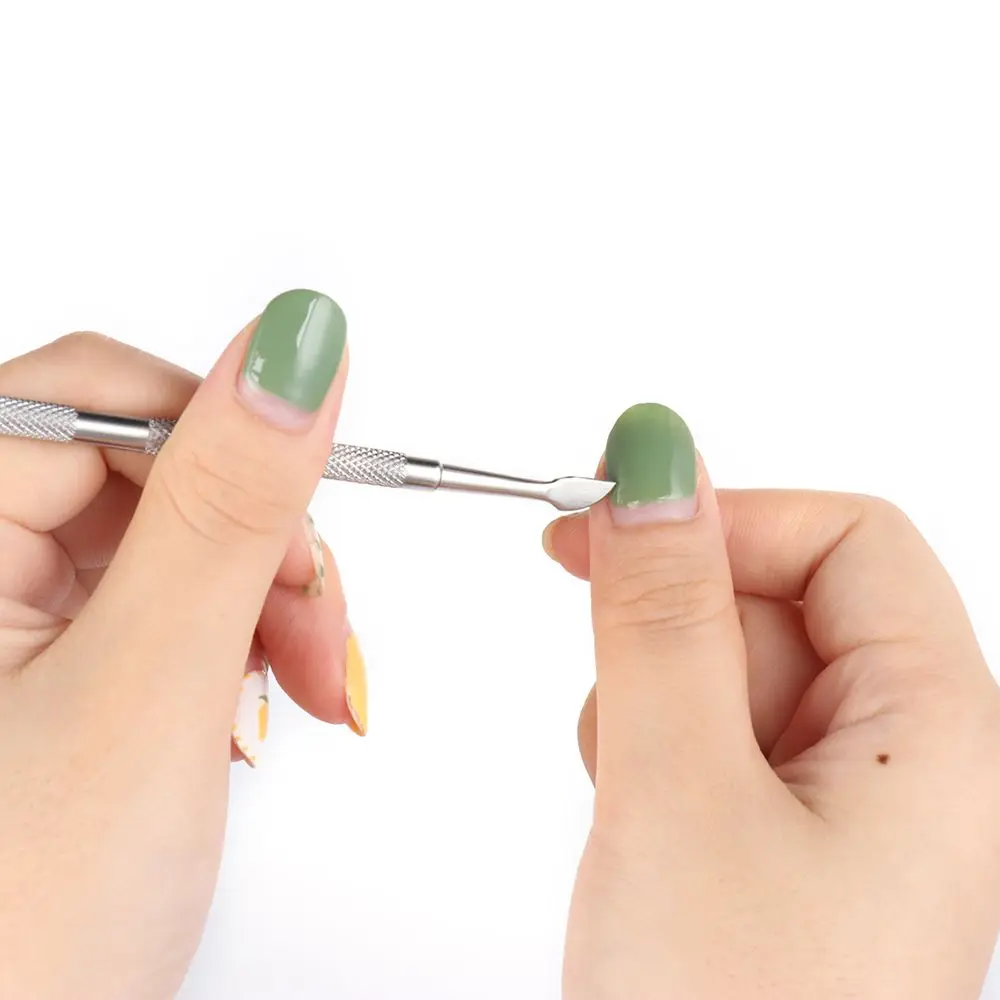 1 قطعة حار جديد المزدوج نهاية مانيكير أداة مزيل طلاء الأظافر إهاب انتهازي مثلث قضيب UV جل عصا نظيفة