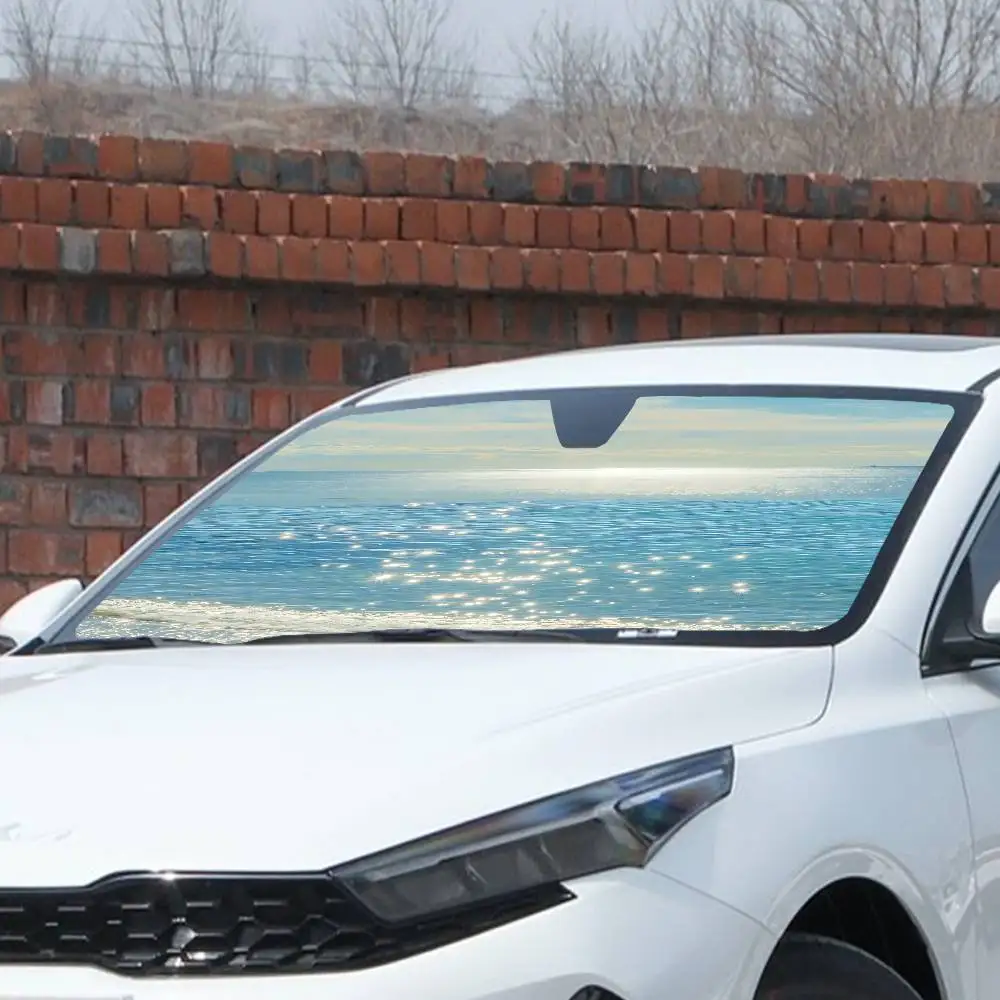 Seabed Car SunShade Windscreen Cover Shade Car SunShade UV Rays Car Sun Visor Protector - view 3
