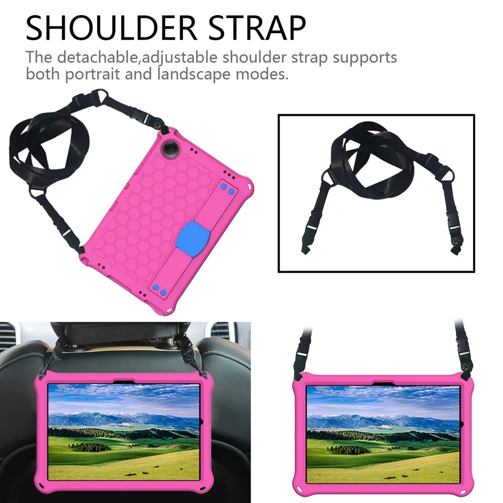 Case for Xiaomi Redmi Pad SE 11 Inch EVA Kids Shockproof Cover for Redmi Pad Se 11 Tablet Stand Case Coque Capa+Strap