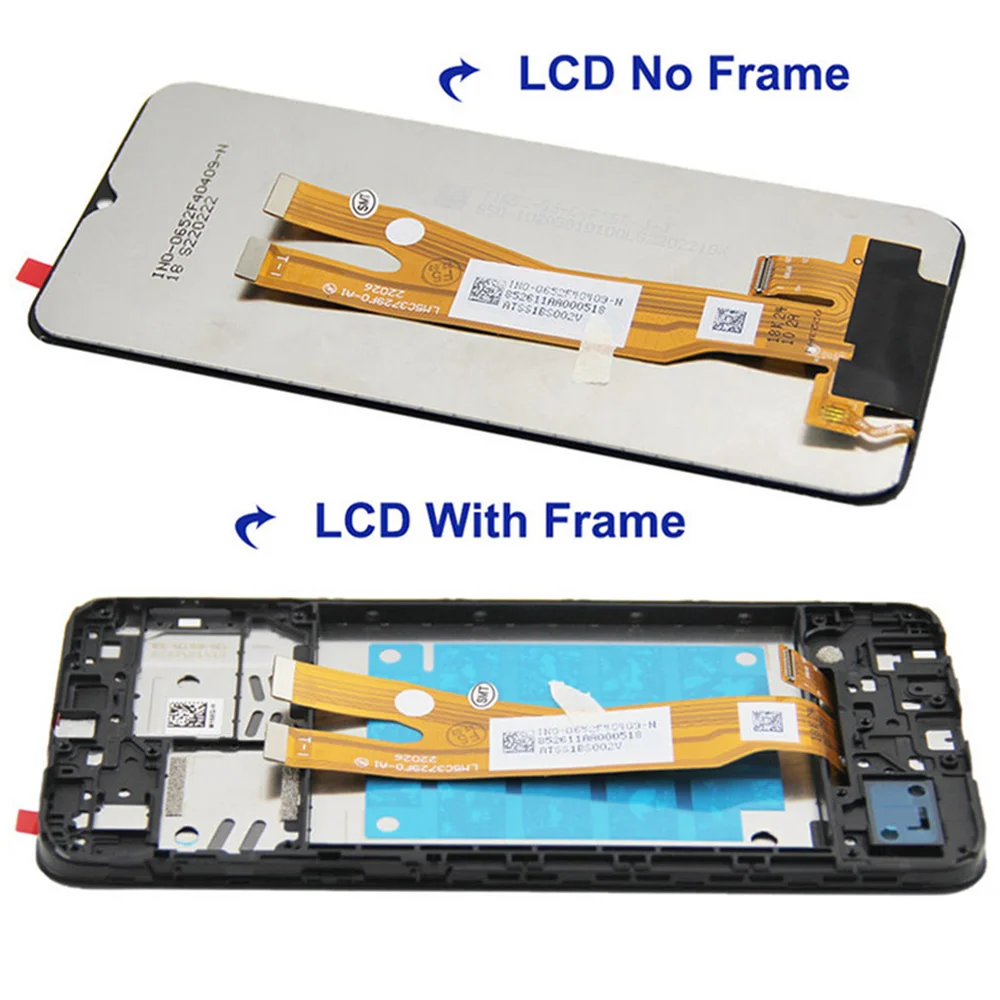 العلامة التجارية الجديدة شاشة تعمل باللمس الجمعية الهاتف المحمول LCD استبدال الشاشة الداخلية عرض لسامسونج A03 الأساسية