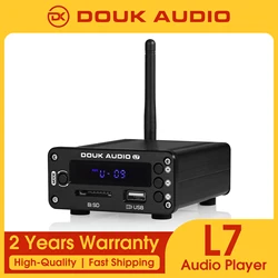 Douk Audio HiFi Bluetooth 5.0 Decoder APE Lossless Music Audio Player Mini Pre-Amplifier Supports U-Disk SD FM Radio