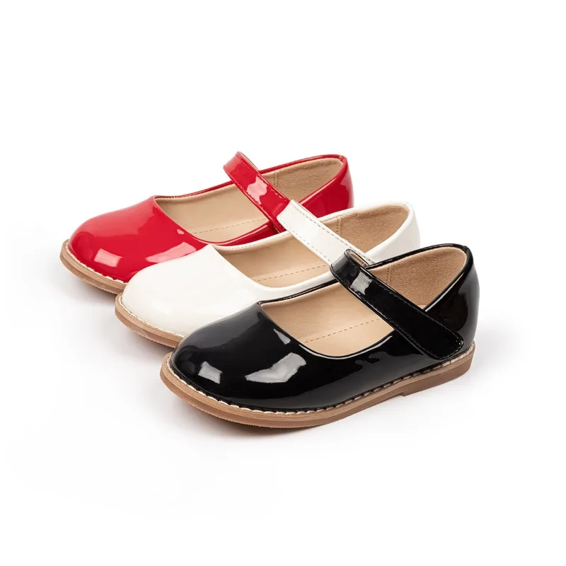 

Children Leather Shoes Spring Autumn Versatile Black School Girl Shoes Fashion Kids School Uniform Performance Shoes Versatile
