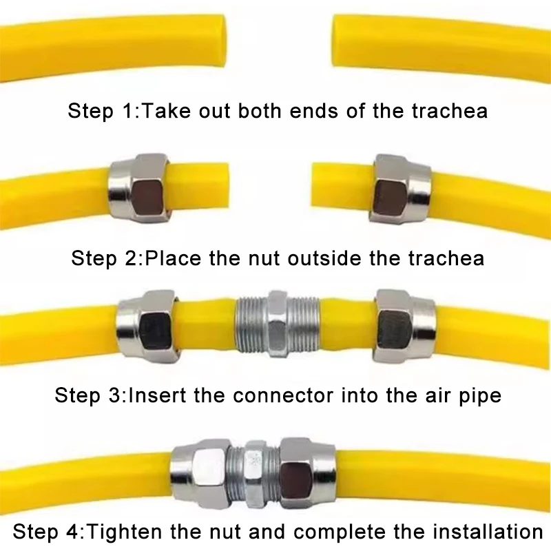 10Pcs PU-4 6 8 10 12 14 16 MM OD Hose Tube Connect PU Tube Direct Pneumatic Connector Quick Fast Twist Air Hose Tube Fitting