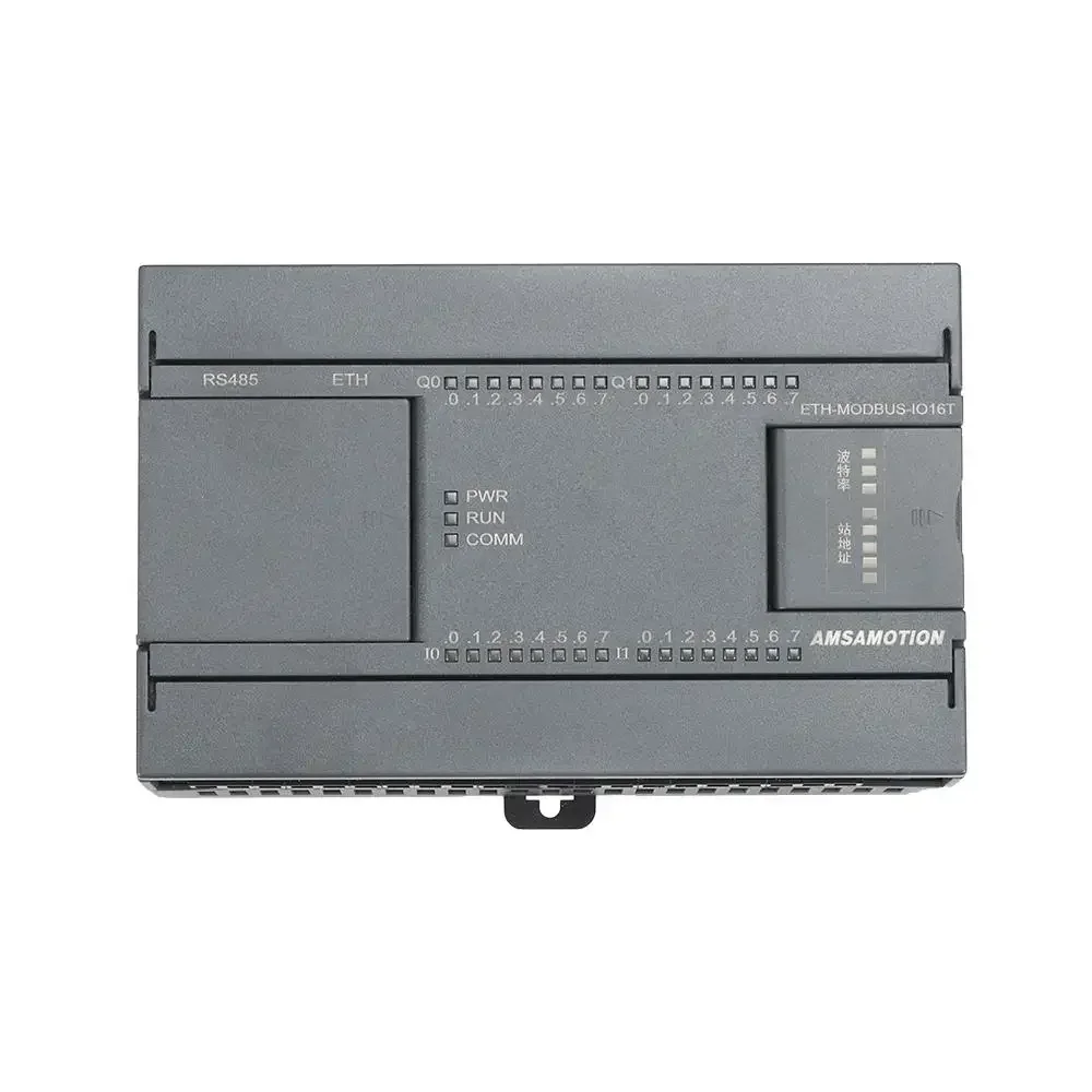 ETH-MODBUS-IO16T ETH-MODBUS-IO16R RTU Protocol RS485 PLC Extensible Module 16 Channel Relay Transistor Digital Analog 2AI 1AO