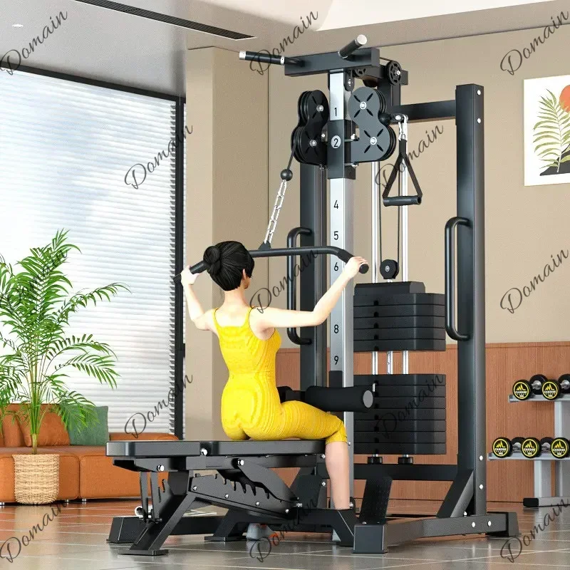 NWU DSA unilateral bird gantry high pull-down training sitting rowing fitness equipment household multi-functional integration D